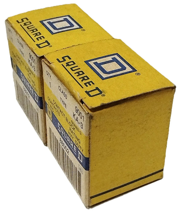 Square D 9001-KA-3 Ser G 600 V 10 A 30 mm 1 NC Contact Block