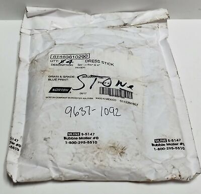 Norton 38A220/1-H8VBE 1" x 1" x 4" Abrasive Stone