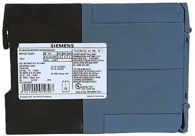 Siemens 3RM1001-2AA04 24VDC 0.1-0.5A Motor Starter