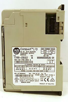 Allen-Bradley 1769-OB32 Ser A 5-24 V DC Solid-State PLC Input/Output Module