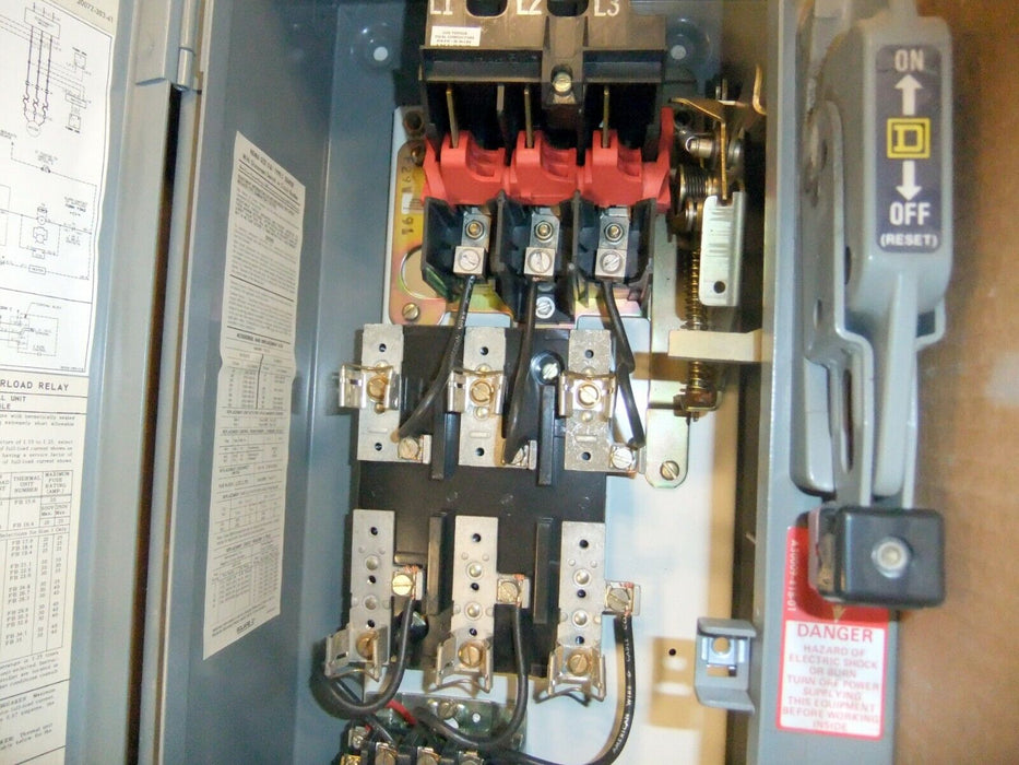 Square D 8538-Sbg-13 AC Combination Starter