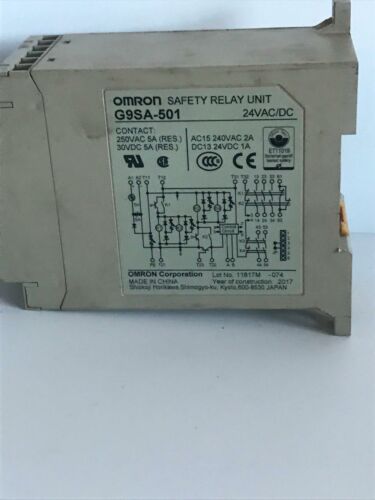 Omron Safety Relay Unit G9SA-501