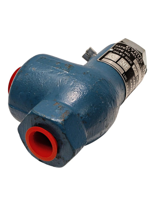 Cyrus Shank 803-LQ 100 psig Relief Valve w/ 1/2 in Inlet and 3/4 in Outlet