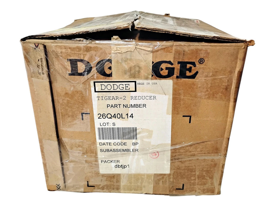 Dodge 26Q40L14 40:1 TIGEAR-2 Right-Angle Gear Reducer