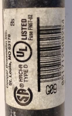 Bussmann FRS-R-7 600 V AC / 300 V DC 7 A Fusetron Time-Delay Fuses - Lot of 7