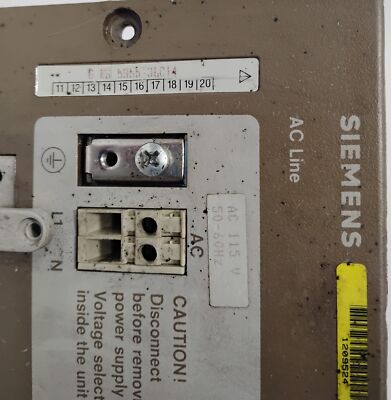 Siemens 6ES5955-3LC14 Power Supply Module