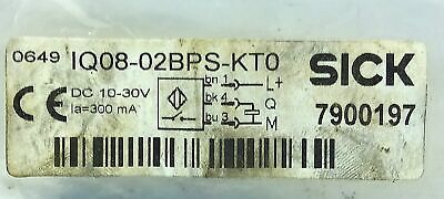 SICK IQ08-02BPS-KT0 10-30 V DC Inductive Proximity Sensor