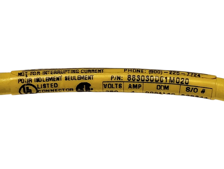 Woodhead 88303D01M020 PLC Cable