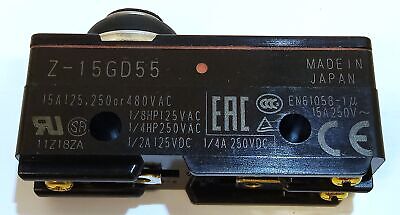 Omron Z-15GD55 125-480 V AC/DC 15 A Limit Switch