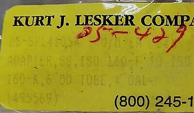 Kurt J Lesker DS-SPL410S 6"OD Stainless Steel Vacuum Flange Adapter