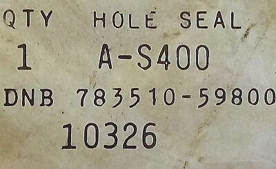 Hoffman AS400 4 in Gasketed Hole Seal