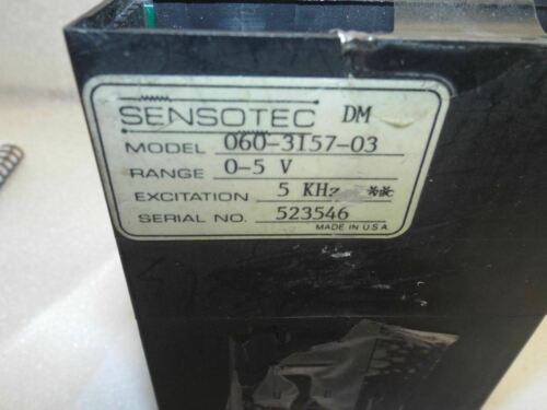 SENSOTEC 060-3157-03 DIGITAL PANEL METER