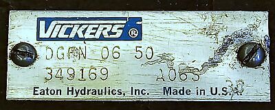 Vickers DGFN-06-50 349169 3/4 in 3000 psi Dual Port Flow Control Valve