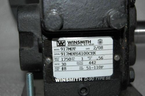 Winsmith Speed Reducer 917MDT
