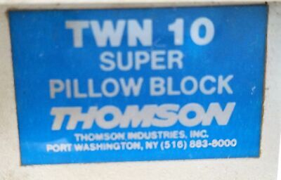 Thomson TWN10 5/8 in 0.6250 in SUPER PILLOW BLOCK Linear Bearing