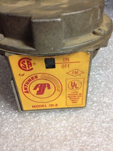 Antunes Controls JD-2 Pressure Switch