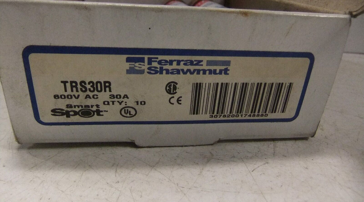 7 Ferraz Shawmut TRS30R 30A 600V Smart Spot Current Limiting Time Delay Fuse