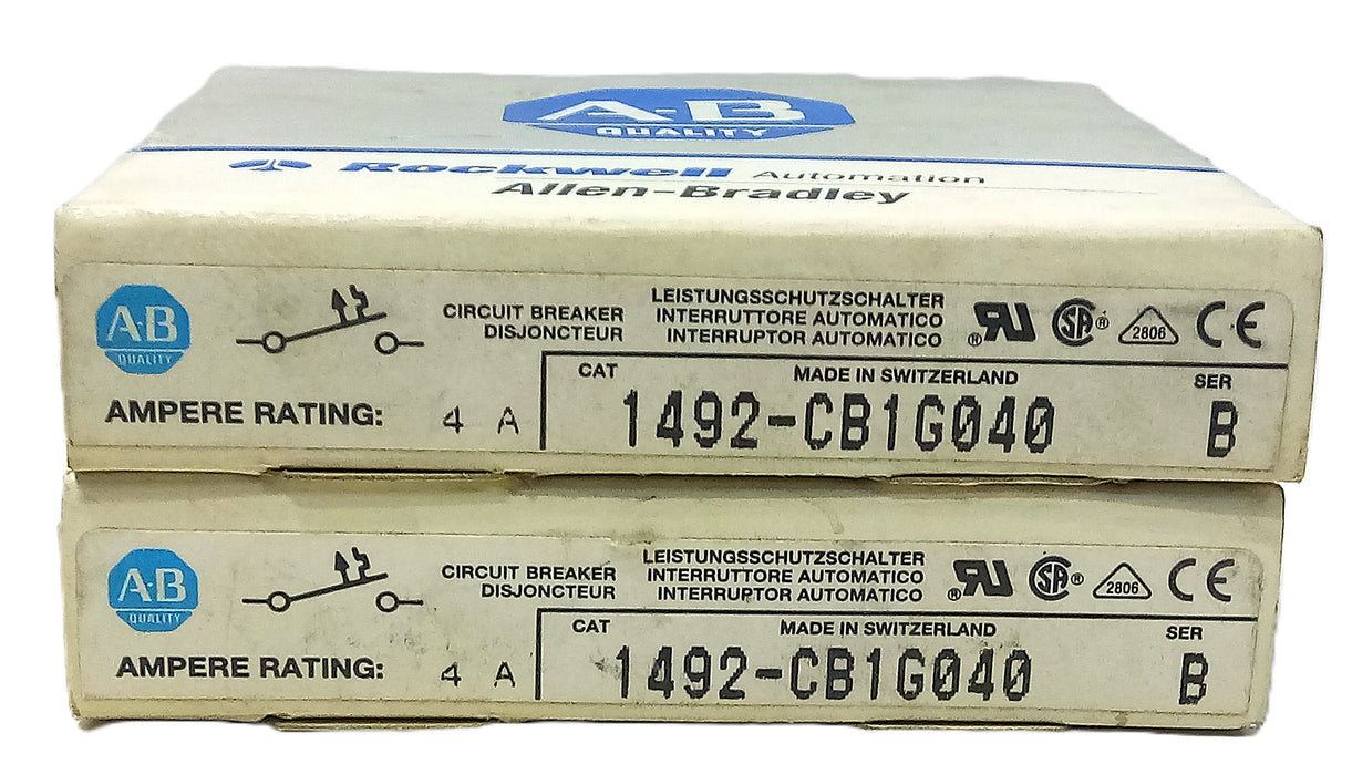 Allen-Bradley 1492-CB-1-G-040 277 V AC 4 A Circuit Breaker