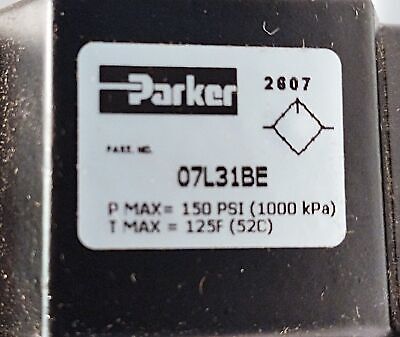 Parker 07L31BE 1/2 in NPT 150 psi Air Line Lubricator