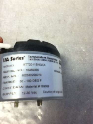 Foxboro RTT20-I1BNQCA TEMPERATURE TRANSMITTER- NO BOX
