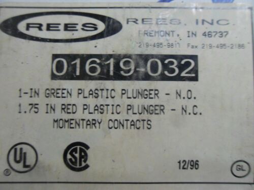 Rees 01619-032 Push Button with Reset