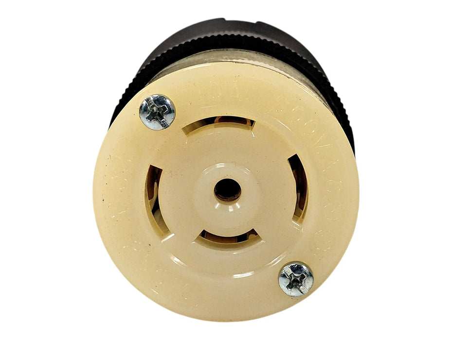 Hubbell HBL3523C 600VAC/250VDC 10/20 A 6000 W 4-Pole 5-Wire TWIST-LOCK Plug
