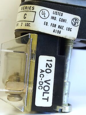 Allen-Bradley 800H-QR10R 120 V Red 30.5 mm Pilot Light w/ Lamp