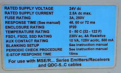Banner Engineering GMMDSDINT-1T2 MINI-SCREEN Dual Controller for Light Curtain