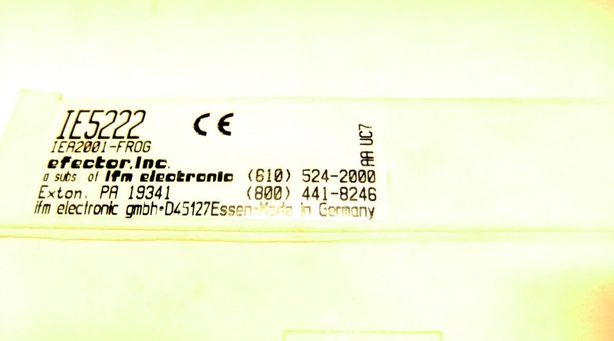 IFM IE5222 Proximity Switch IEA2001-FROG