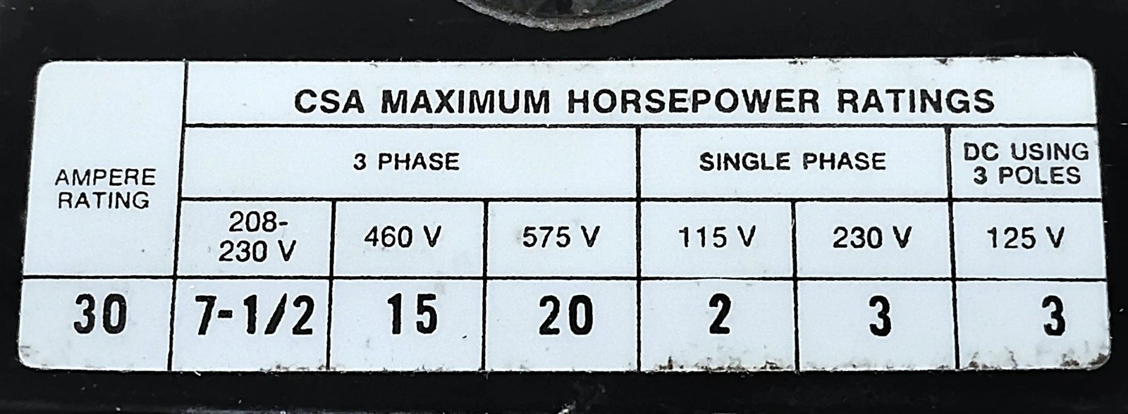 Allen-Bradley 1494R-N30 Ser A 30 A Rod Operated Disconnect Switch