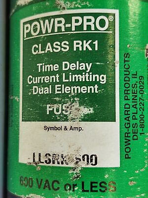 Littelfuse LLSRK600 POWR-PRO 600 A Class RK1 Time-Delay Current-Limiting Fuse