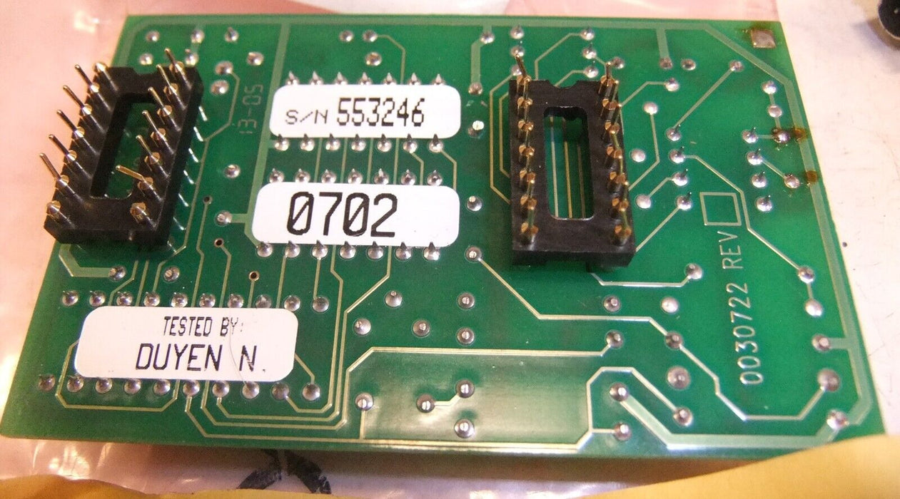 Label Aire Control Board Daughter Board ASY 0030721