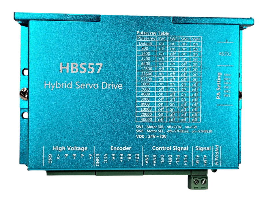 Unbranded HBS57 24-70 V DC Hybrid Micro Step Servo Drive
