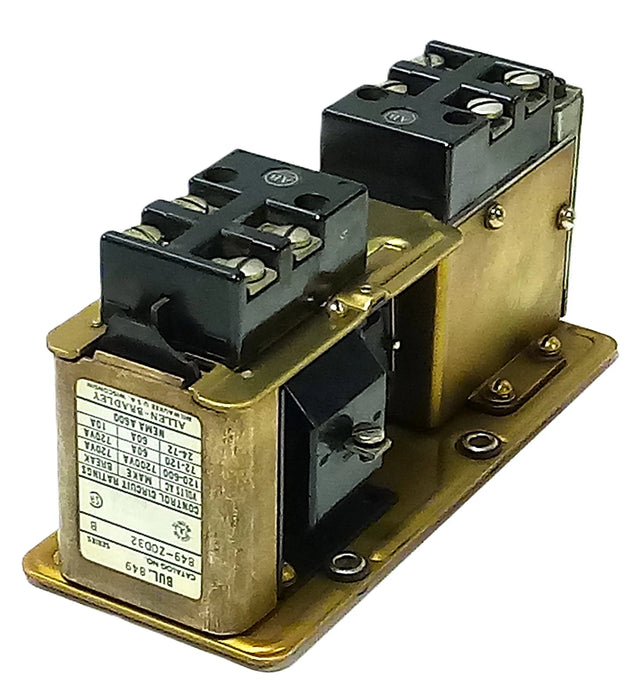 Allen-Bradley 849-ZOD32 Pneumatic Timing Relay w/ 110/120 V AC Coil