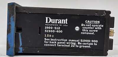 Durant 1900-512 51900-400 Solid State Counter with Display