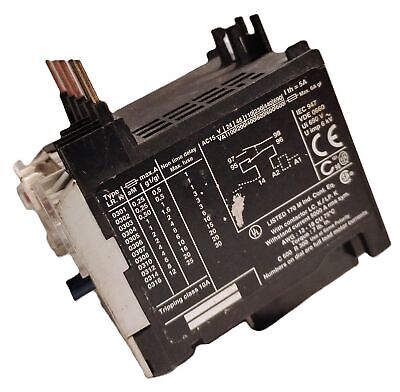Telemecanique LR2K0306 575 V AC 0.8-1.2 A Adjustable Overload Protection Relay
