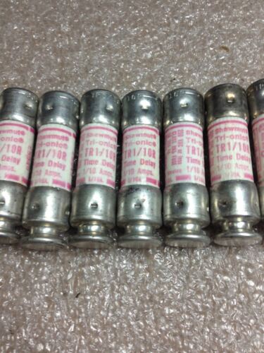 10 Gould Shawmut Tri-Onic Tr1/10 R Fuses
