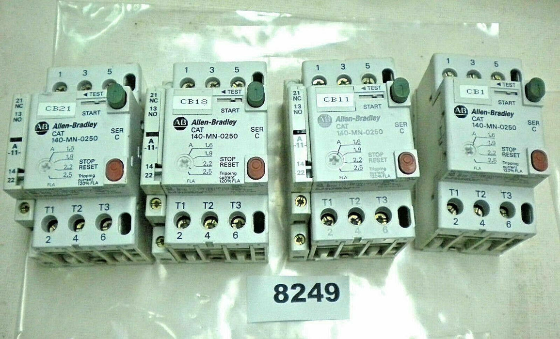 4 Allen-Bradley Manual Starter 140-MN-0250