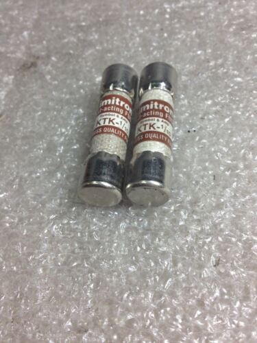 2 Bussmann KTK-1/10 Fuses