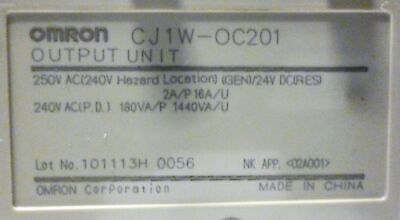 Omron CJ1W-OC201 Output Module