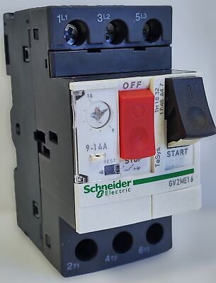 Schneider Electric GV2ME16 120-600 VAC 9-14 A IEC Manual Motor Starter