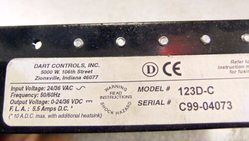 Dart Control Dual Voltage 123D-C