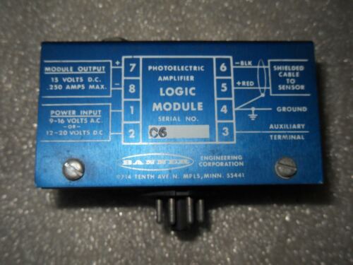 Banner Engineering B3-1500 Photoelectric Amplifier Logic Module