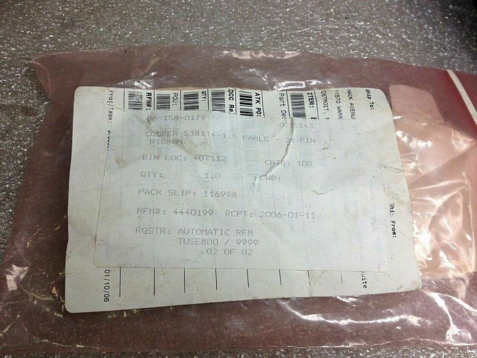Cooper 538114 Ribbon Cable