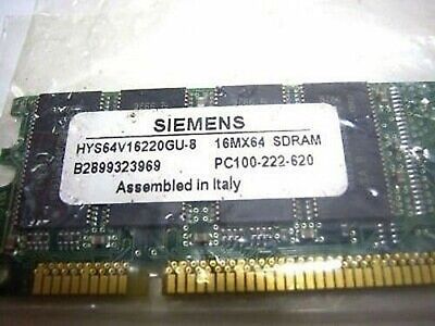 Siemens Memory Module Hys64V16220Gu-8 18M X 64 Sdram