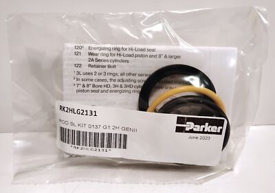 Parker RK2HLG2131 0137 G1 2H GENII Rod Seal Kit