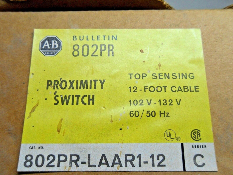 Allen-Bradley 802PR-LAAR1-12 Proximity Switch
