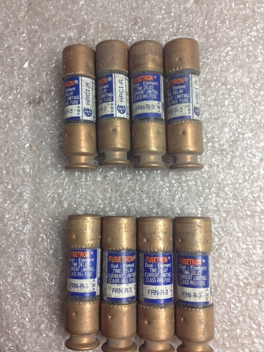 8 Bussmann FRN-R-3 Fuses