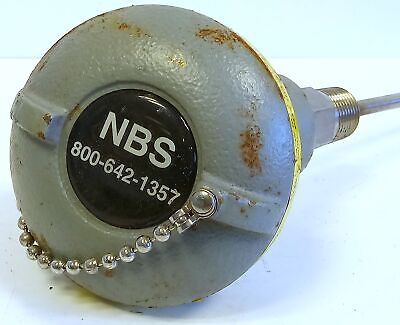 National Basic Sensor 6C-J-1-83-8-R-12"-B-SD27-Z Type J Thermocouple Probe/Senso
