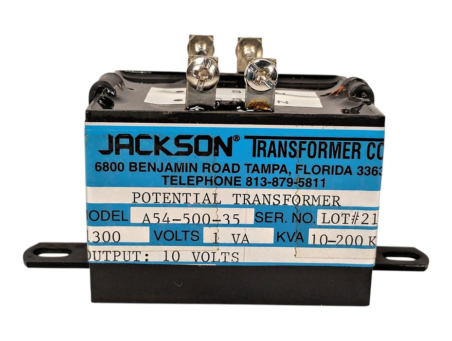 Jackson Transformer A54-500-35 1300 V 1 VA Potential Transformer